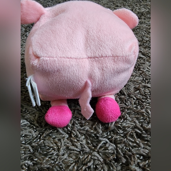 Minecraft Nanco Pixel Cube Pink Pig Plush - Picture 4 of 6